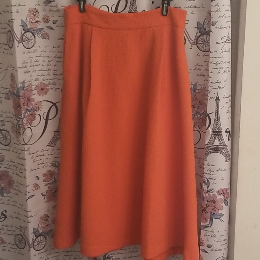 Eva mendez orange skirt/orange